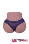 Torso sex doll ass sex toy Seraphina with automatic sucking vagina, wheat color