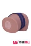 Torso sex doll ass sex toy Seraphina with automatic sucking vagina, wheat color