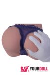 Torso sex doll ass sex toy Seraphina with automatic sucking vagina, wheat color