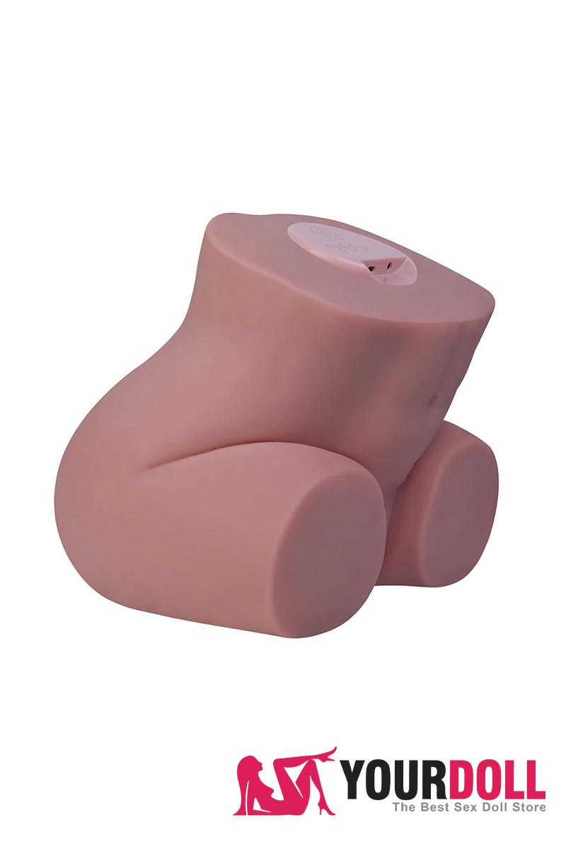 Torso sex doll ass sex toy Seraphina with automatic sucking vagina, wheat color