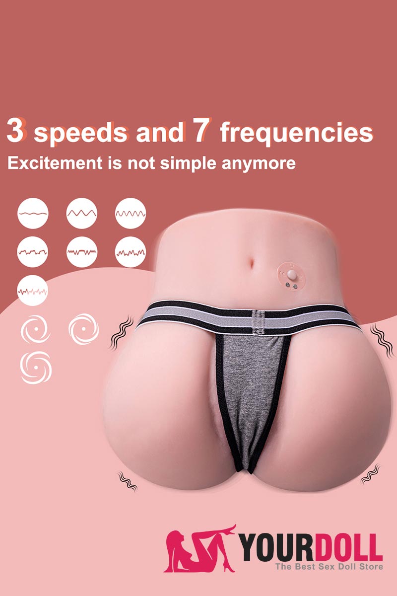 20cm (7.9") Electric Sex Doll, Torso Hip, Male Masturbator, Roberta, In Stock
