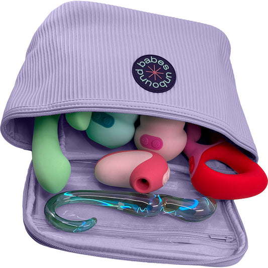 Unbound Vibe Vault Toy Storage Bag - Violet